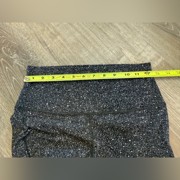 Lululemon Align Pant II (25") Luminesce Splatter Ice Grey Black Leggings Size 6 - Picture 8 of 12